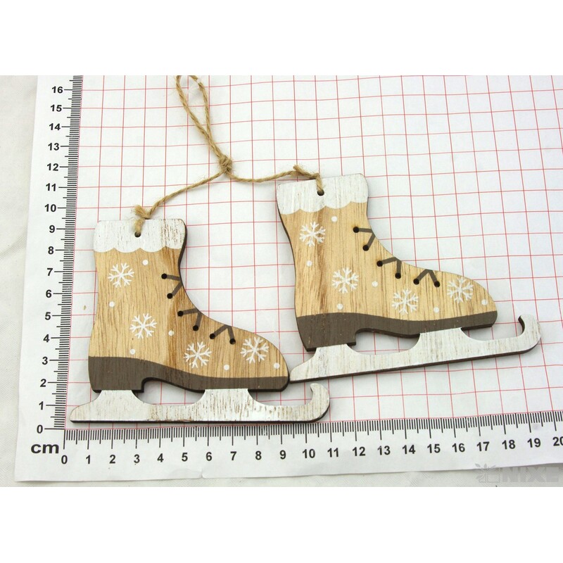 BRUSLE DŘEVO 10x9cm 2ks*PŘÍRODNÍ