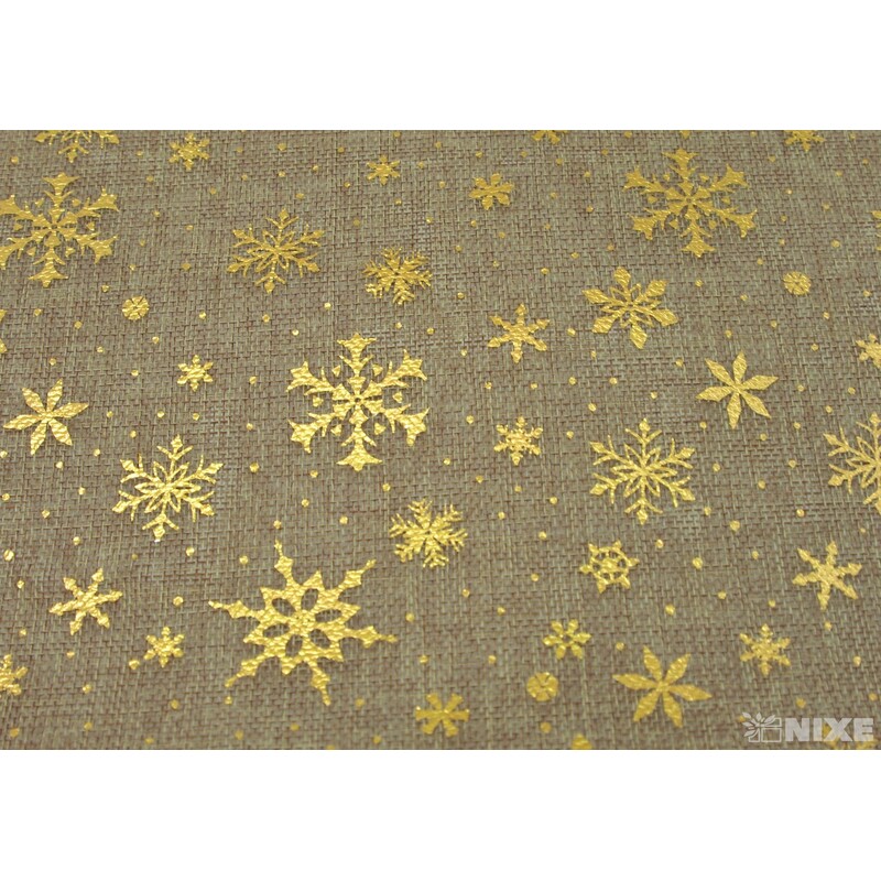 ROLE JUTA VLOČKA 36cmx3m*PŘÍRODNÍ+ZLATÁ