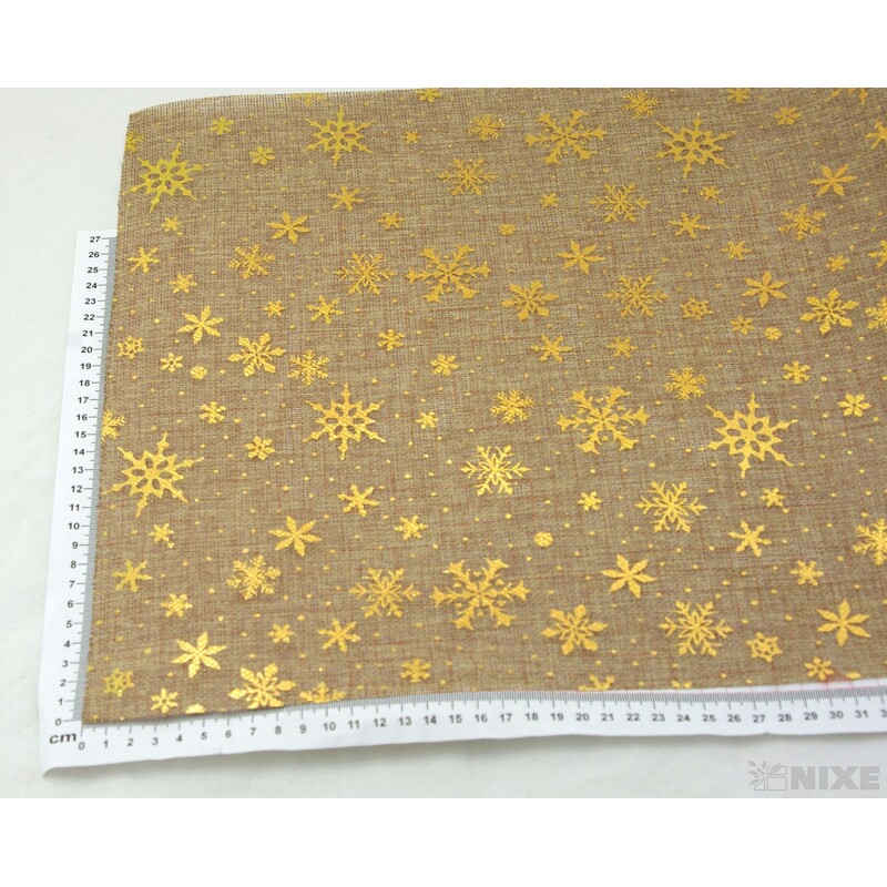 ROLE JUTA VLOČKA 36cmx3m*PŘÍRODNÍ+ZLATÁ