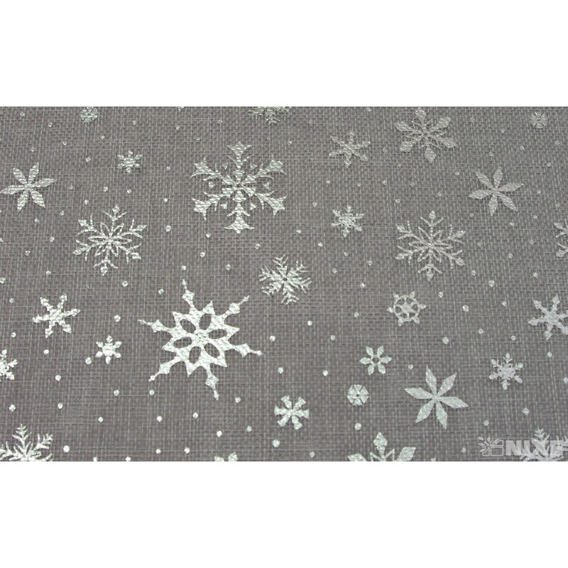 ROLE JUTA VLOČKA 36cmx3m*ŠEDÁ+STŘÍBRNÁ