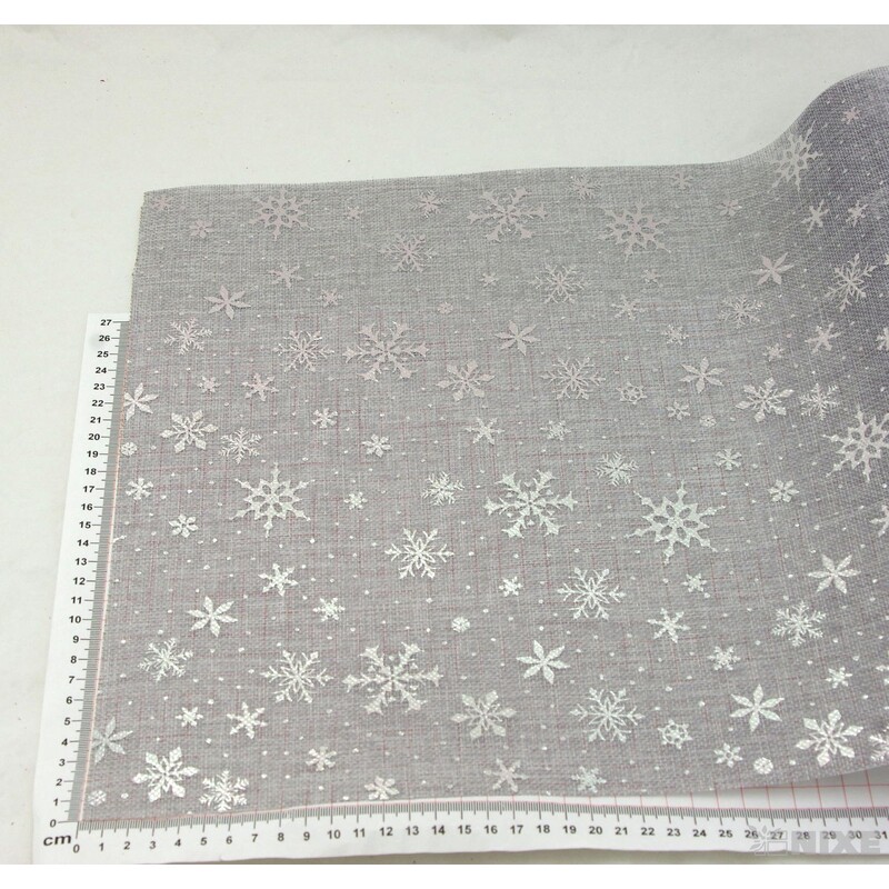 ROLE JUTA VLOČKA 36cmx3m*ŠEDÁ+STŘÍBRNÁ