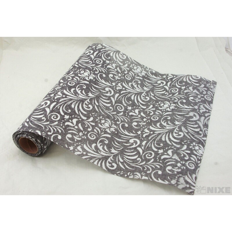 ROLE JUTA TISK 36cmx3m*ŠEDÁ TM.