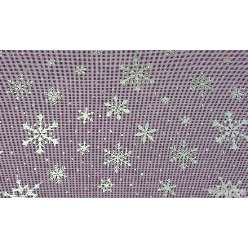 ROLE JUTA VLOČKA 36cmx3m*BÍLÁ+STŘÍBRNÁ