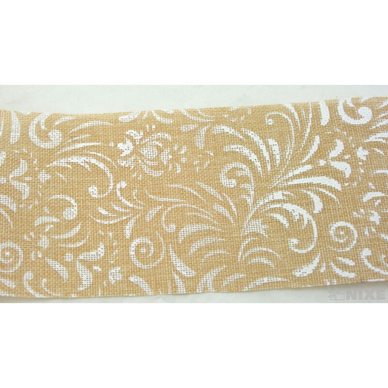 STUHA JUTA TISK 5 120mmx5m*PŘÍRODNÍ SV.