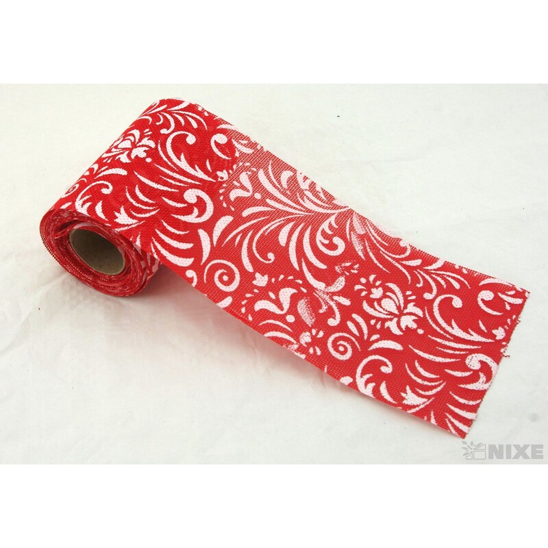 STUHA JUTA TISK 5 120mmx5m*ČERVENÁ