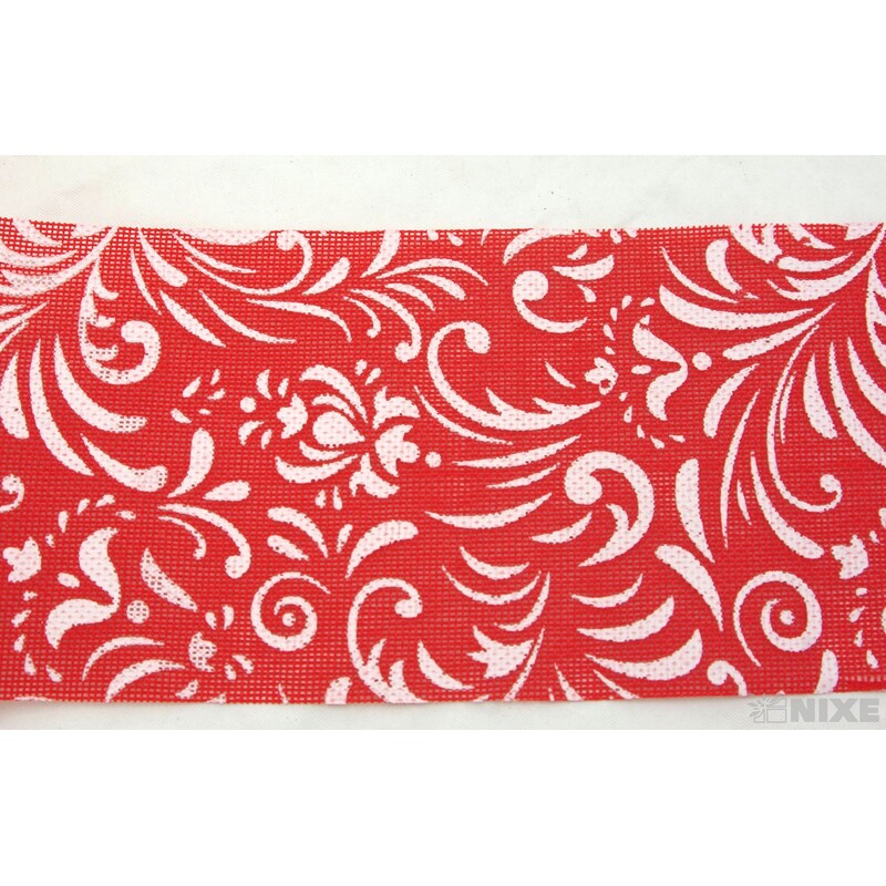 STUHA JUTA TISK 5 120mmx5m*ČERVENÁ