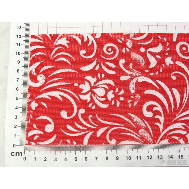 STUHA JUTA TISK 5 120mmx5m*ČERVENÁ