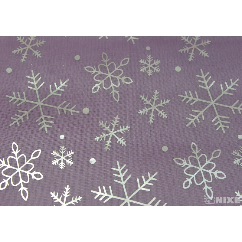 ROLE SATÉN TISK 36cmx3m*STŘÍBRNÁ