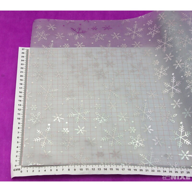 ROLE SATÉN TISK 36cmx3m*STŘÍBRNÁ