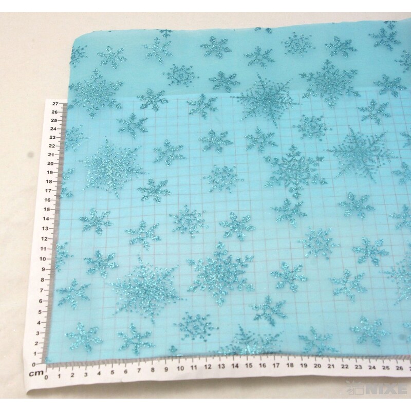 ROLE SATÉN TISK 36cmx3m*MODRÁ SV.