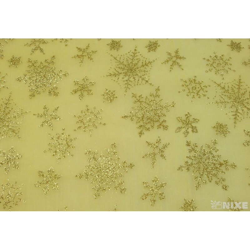 ROLE SATÉN TISK 36cmx3m*ZLATÁ