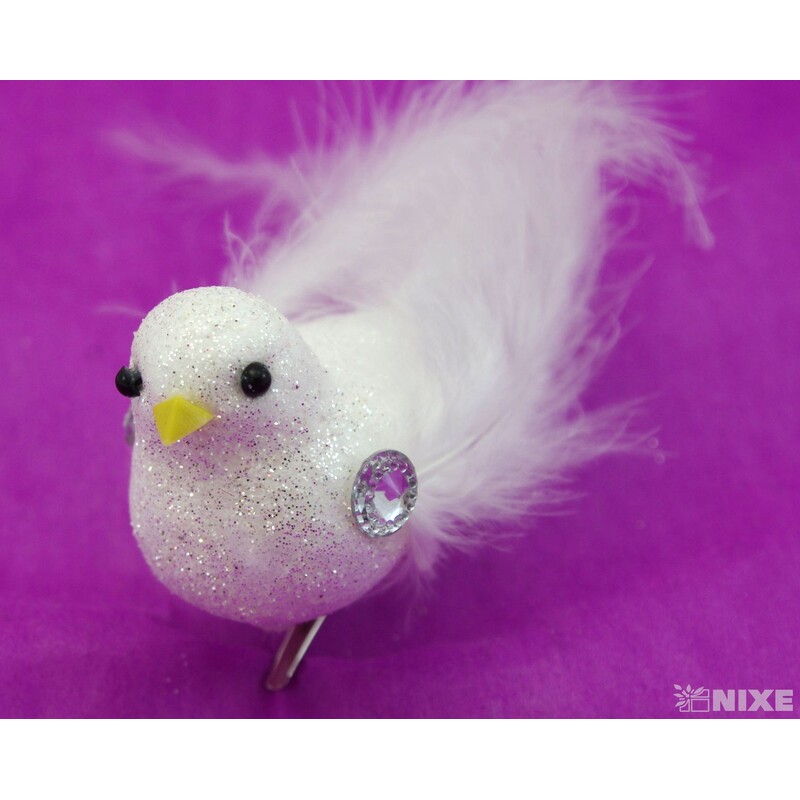 PTÁČEK 14cm 3ks*BÍLÁ