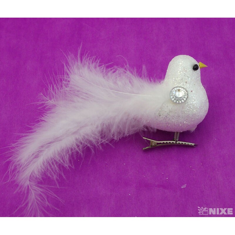 PTÁČEK 14cm 3ks*BÍLÁ