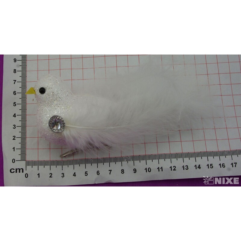 PTÁČEK 14cm 3ks*BÍLÁ