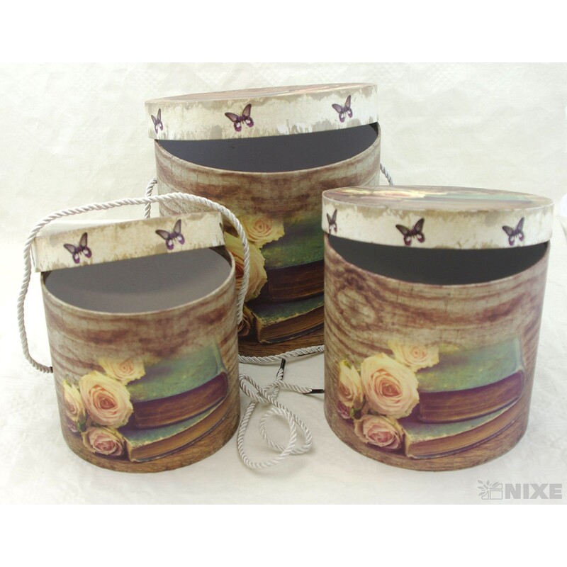 KVĚTINOVÝ BOX MIX 3ks pr. 12x11cm 15x14cm 17x16cm*