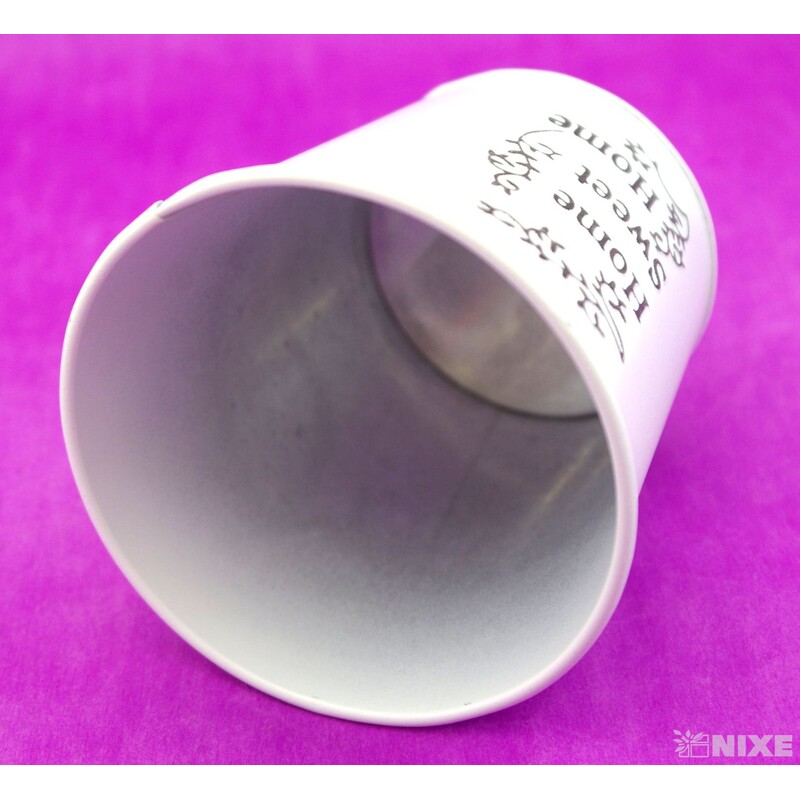 PLECHOVÝ OBAL 11x11,5cm*BÍLÁ