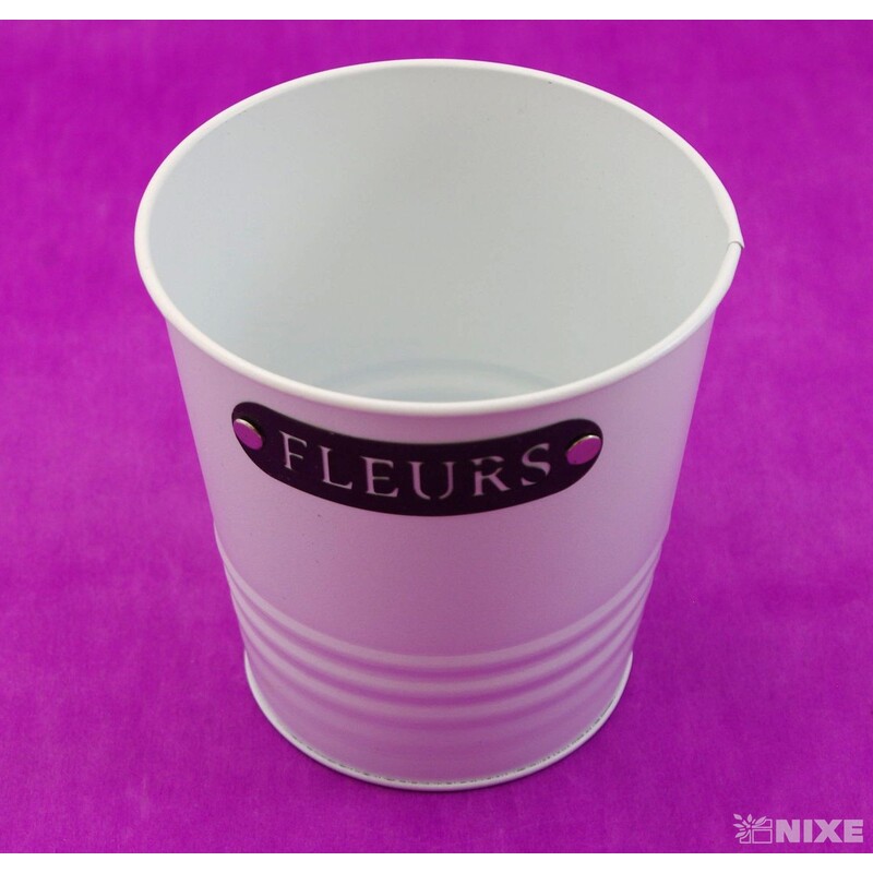 PLECHOVÝ OBAL 12,5x13cm*BÍLÁ