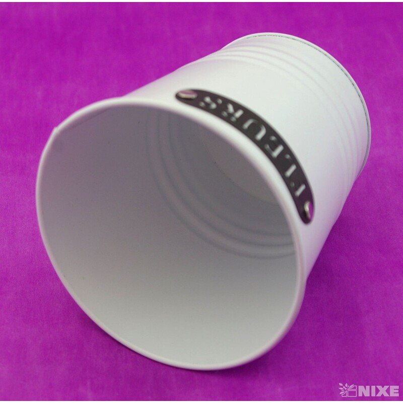 PLECHOVÝ OBAL 12,5x13cm*BÍLÁ