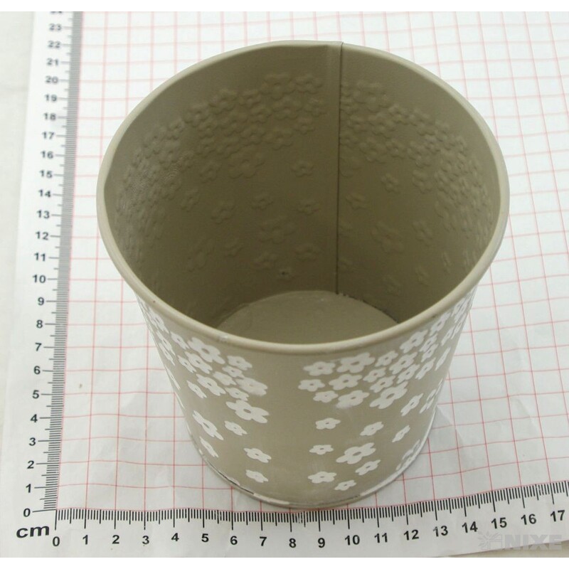 PLECHOVÝ OBAL 11,5x12cm*ŠEDÁ