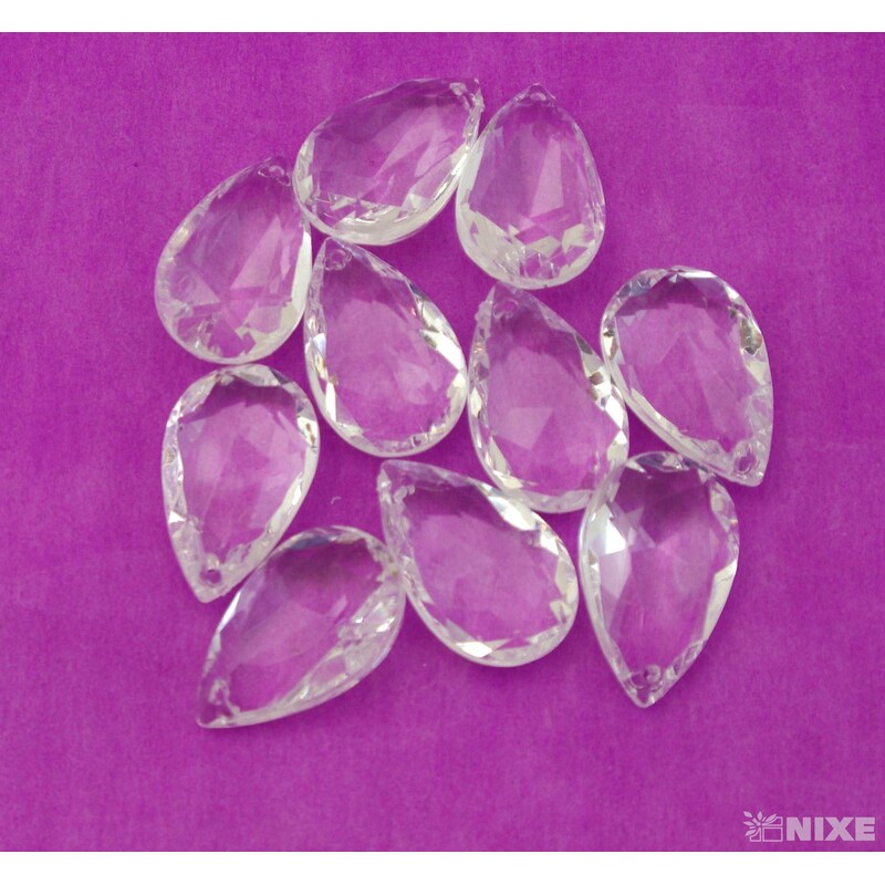 SLZA NAVL. AKRYL 4cm 10ks*PRŮHLEDNÁ