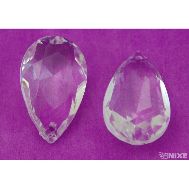 SLZA NAVL. AKRYL 4cm 10ks*PRŮHLEDNÁ