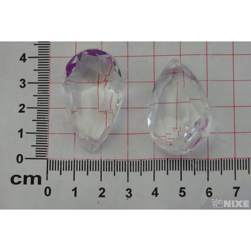 SLZA NAVL. AKRYL 4cm 10ks*PRŮHLEDNÁ