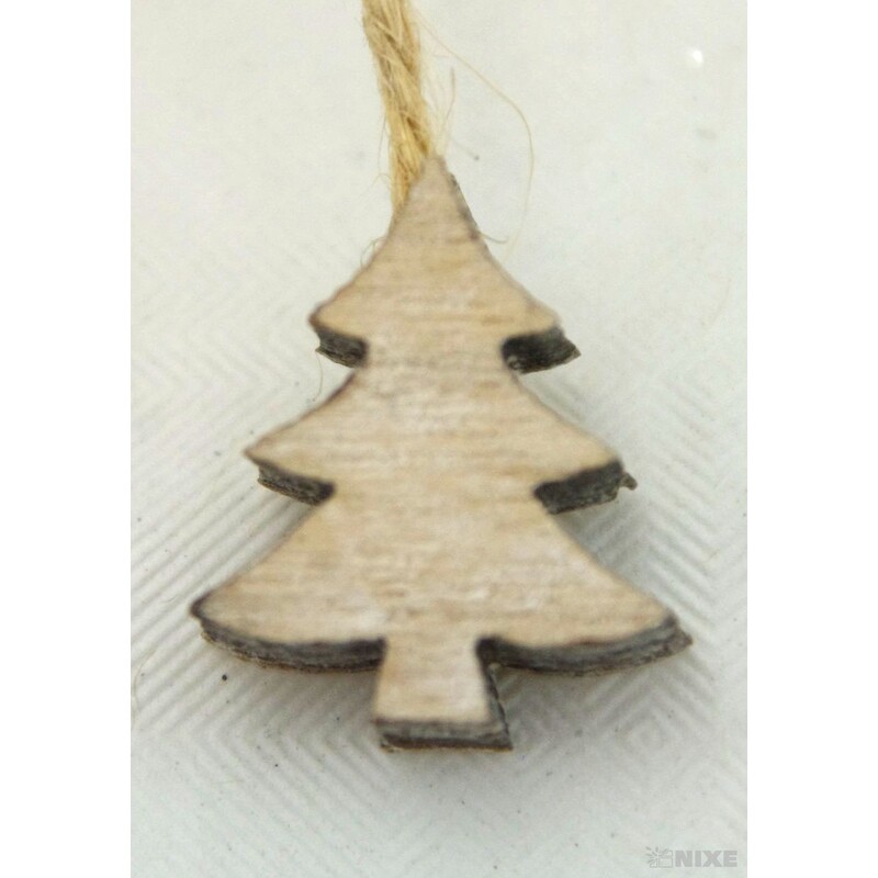 ZÁVĚS STROMEK D 16ks 2cm*PŘÍRODNÍ