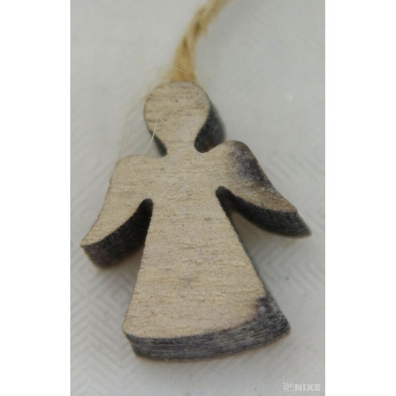 ZÁVĚS ANDĚL D 16ks 2cm*PŘÍRODNÍ