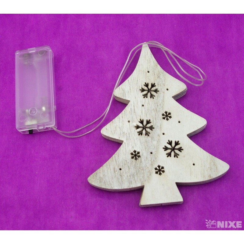 STROMČEK SVÍTÍCÍ 15cm*PŘÍRODNÍ