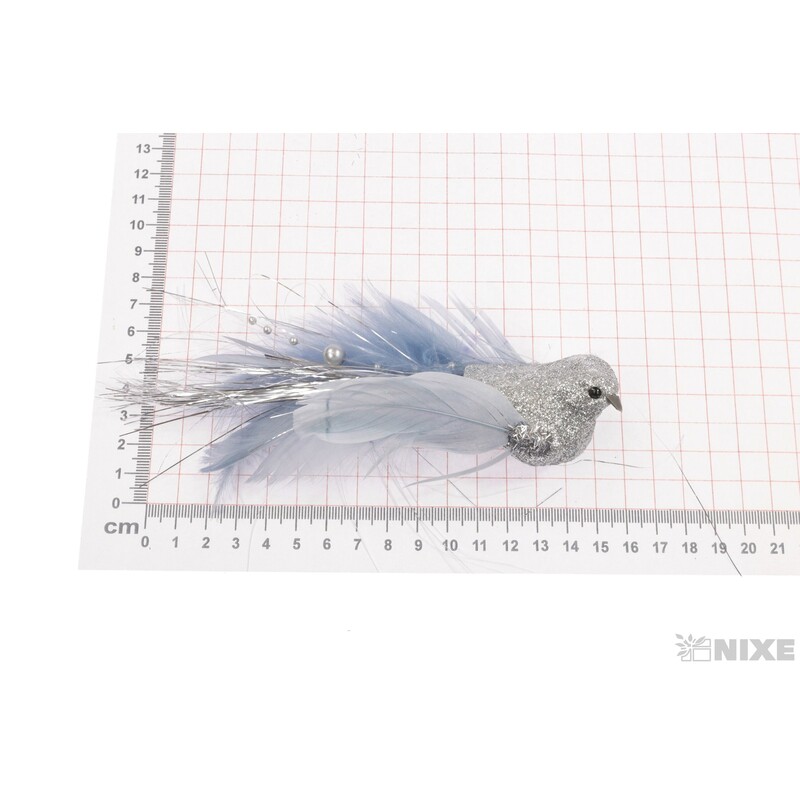 PTÁČEK KLIPS 15cm 3ks*MIX BAREV