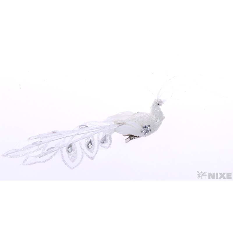 PÁV KLIPS 13cm 3ks*BÍLÁ