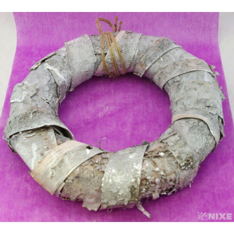 VĚNEC BŘÍZA 45cm*BÍLÁ