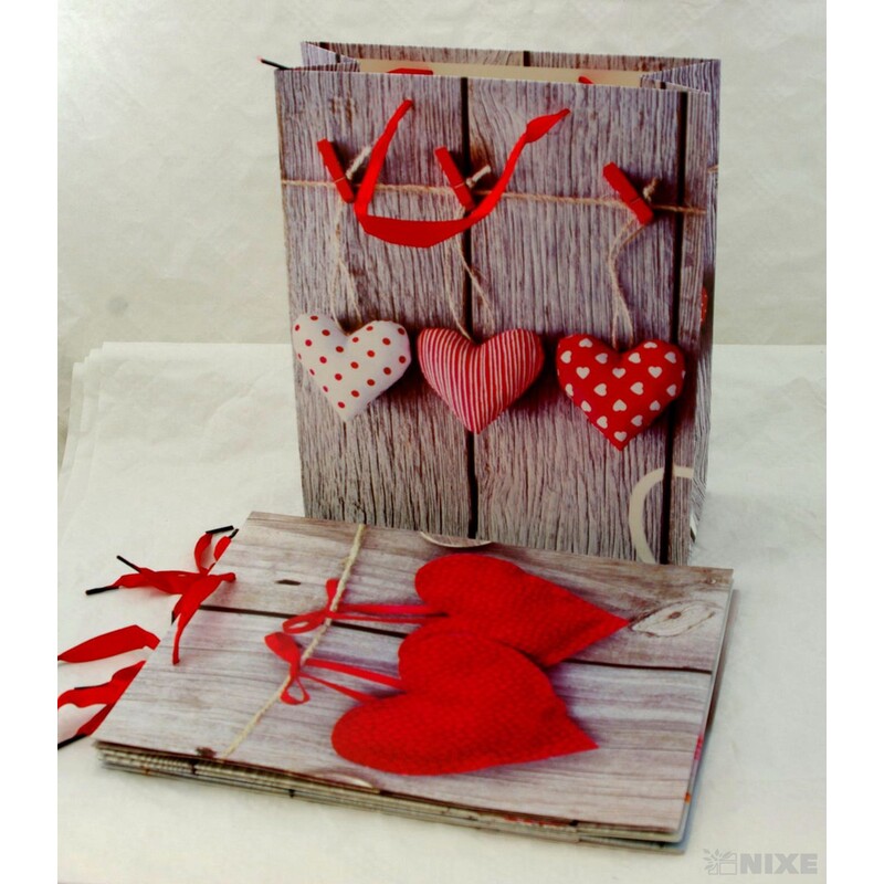 TAŠKA LUX SERDUSZKA MIX 26x32x10cm*