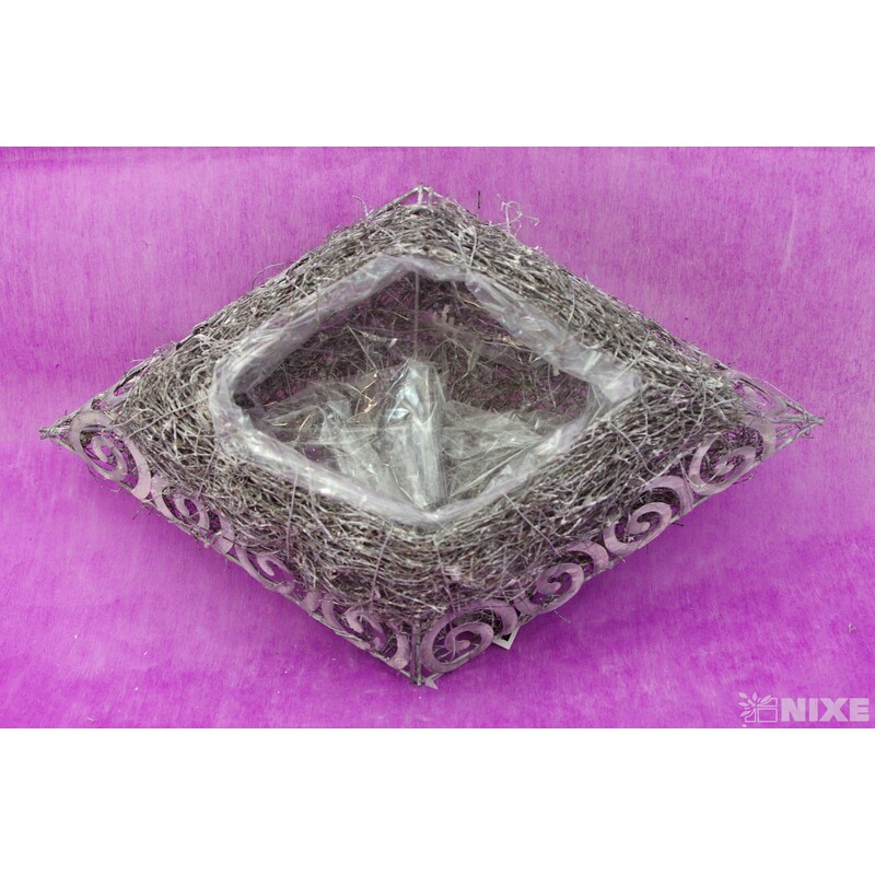 OBAL RÉVA+METAL 37X24cm*STŘÍBRNÁ