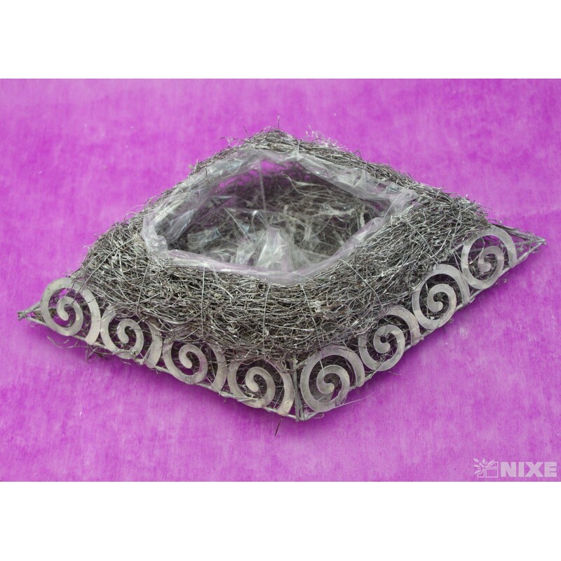 OBAL RÉVA+METAL 37X24cm*STŘÍBRNÁ