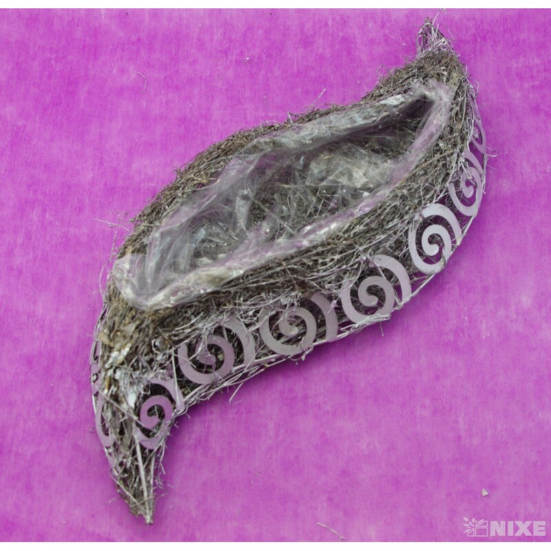 OBAL RÉVA+METAL 46x15cm*STŘÍBRNÁ