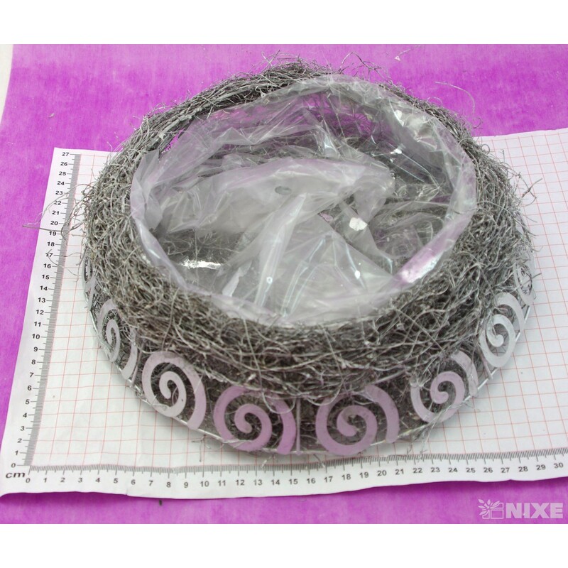 OBAL RÉVA+METAL 30cm*STŘÍBRNÁ