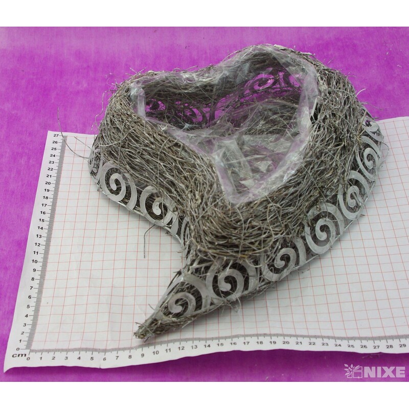 OBAL RÉVA+METAL 30cm*STŘÍBRNÁ