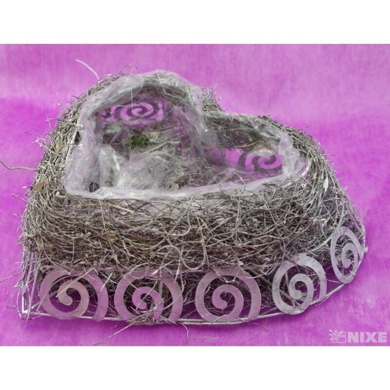 OBAL RÉVA+METAL 30cm*STŘÍBRNÁ