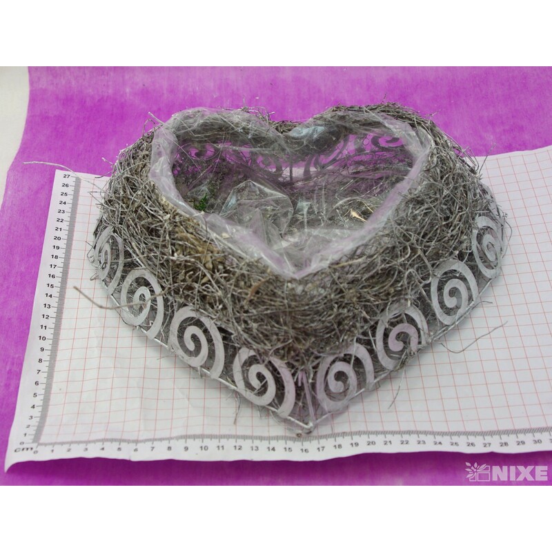 OBAL RÉVA+METAL 30cm*STŘÍBRNÁ