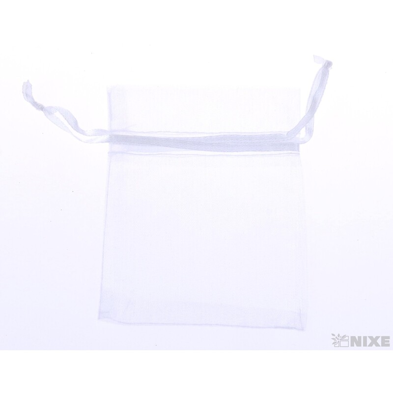 SÁČEK ORGANZA 08x10cm*BÍLÁ