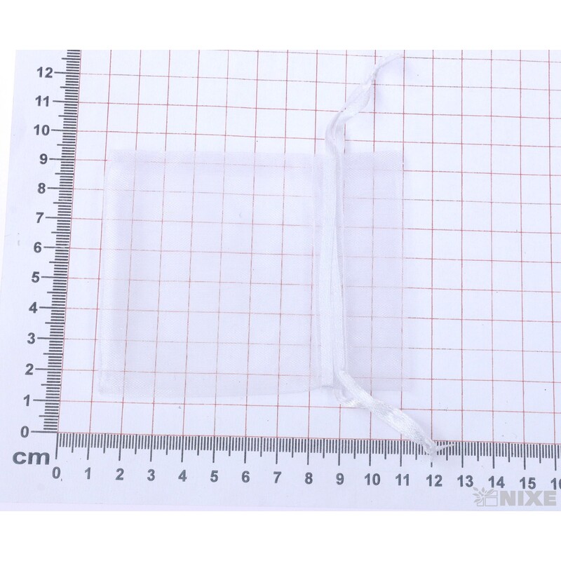 SÁČEK ORGANZA 08x10cm*BÍLÁ