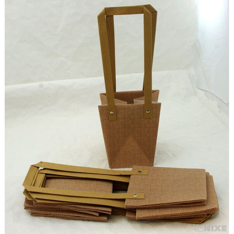 TAŠKA PLAST 34x15x13cm*HNĚDÁ