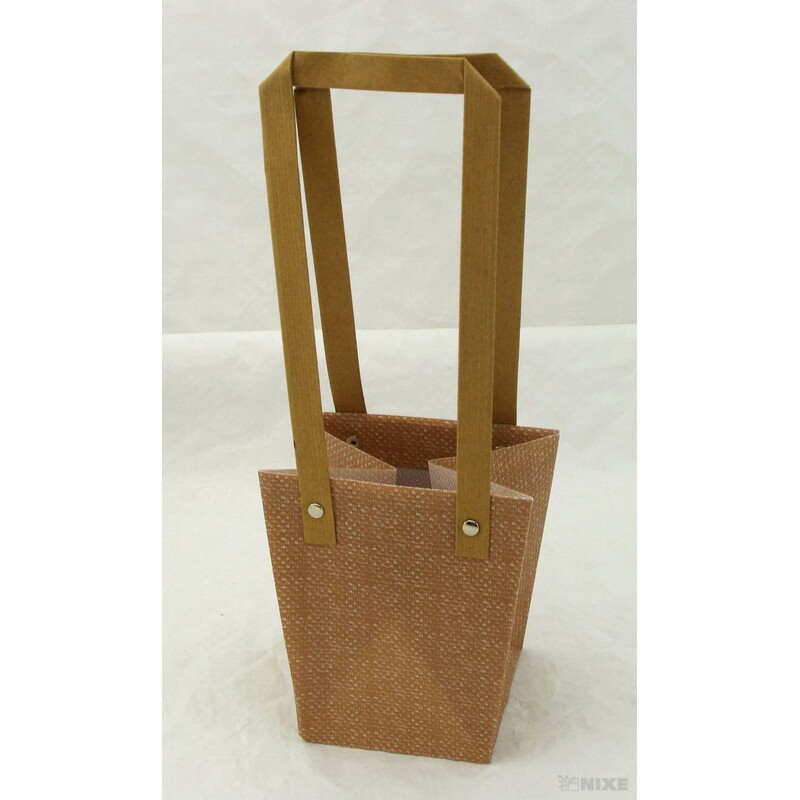 TAŠKA PLAST 34x15x13cm*HNĚDÁ