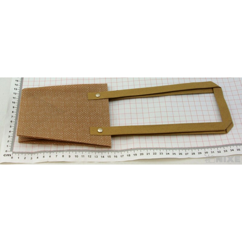 TAŠKA PLAST 34x15x13cm*HNĚDÁ