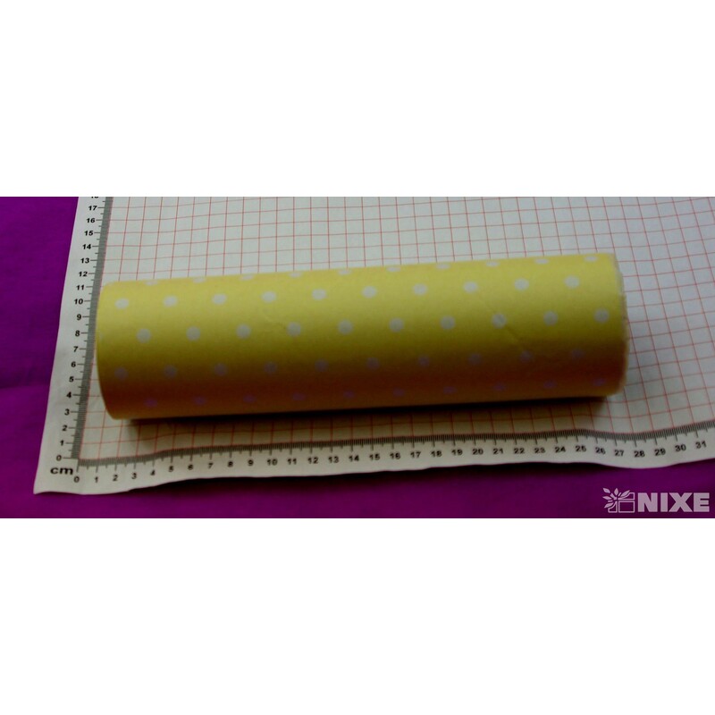 ROLE PAPÍR PUNTÍK 50cmx20m*KRÉMOVÁ