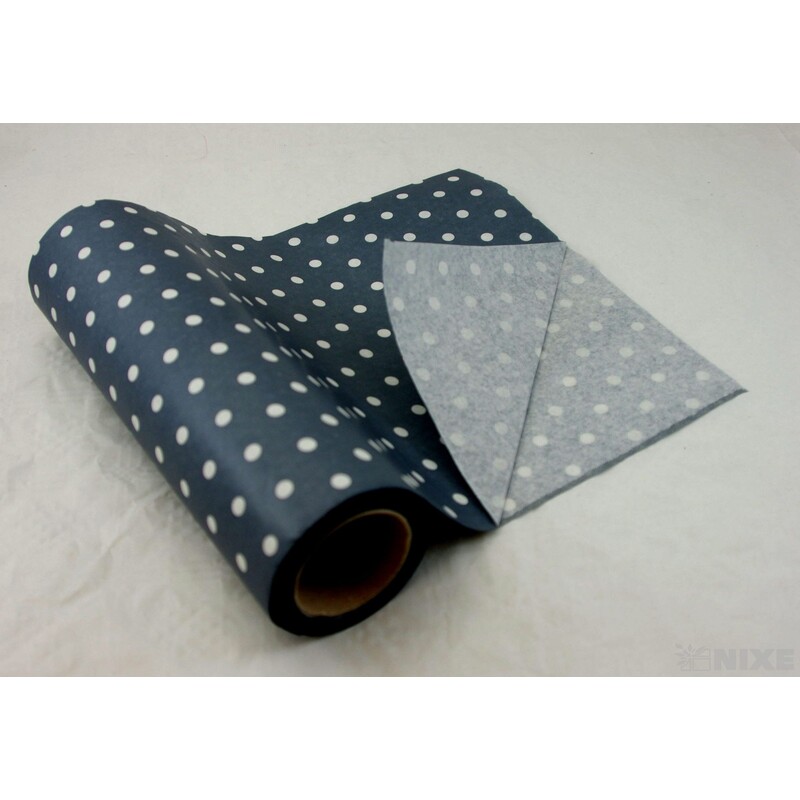 ROLE PAPÍR PUNTÍK 50cmx20m*ŠEDÁ