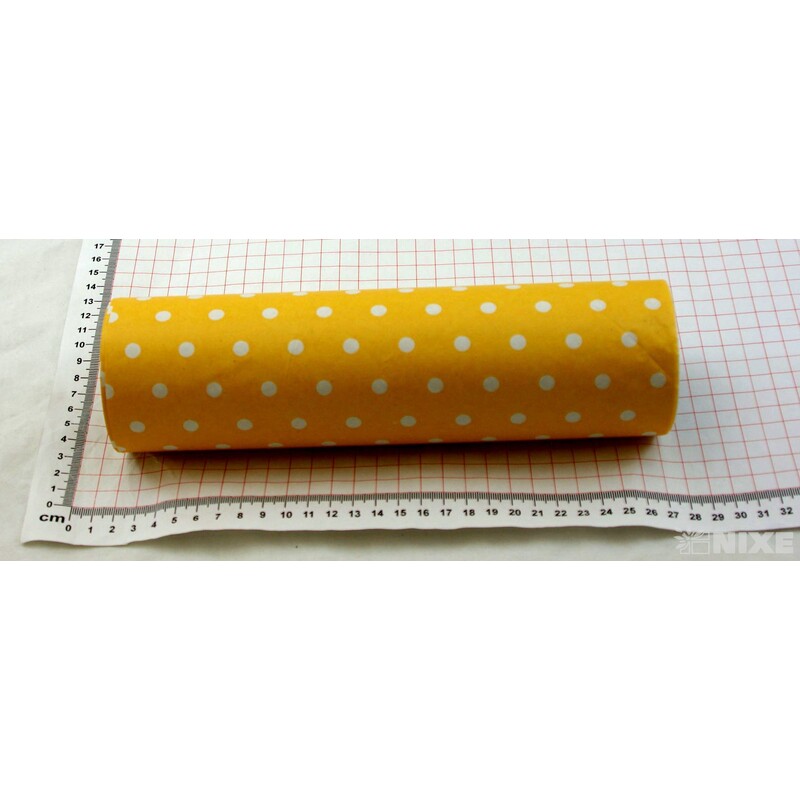 ROLE PAPÍR PUNTÍK 50cmx20m*ŽLUTÁ