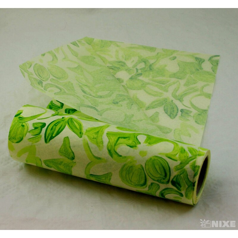 ROLE PAPÍR FLORA 50cmx20m*ZELENÁ