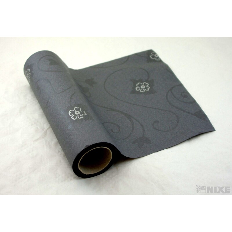 ROLE PAPÍR FLORALES 50cmx20m*ŠEDÁ